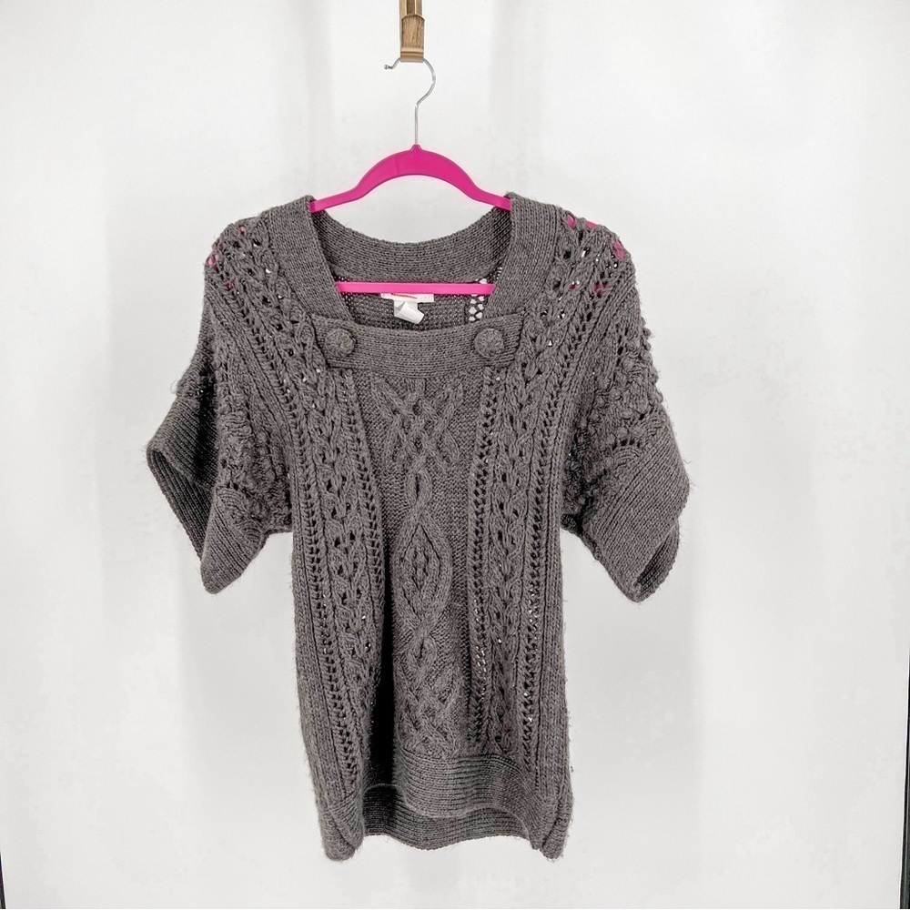 Design History Gray Wool Blend Sweater